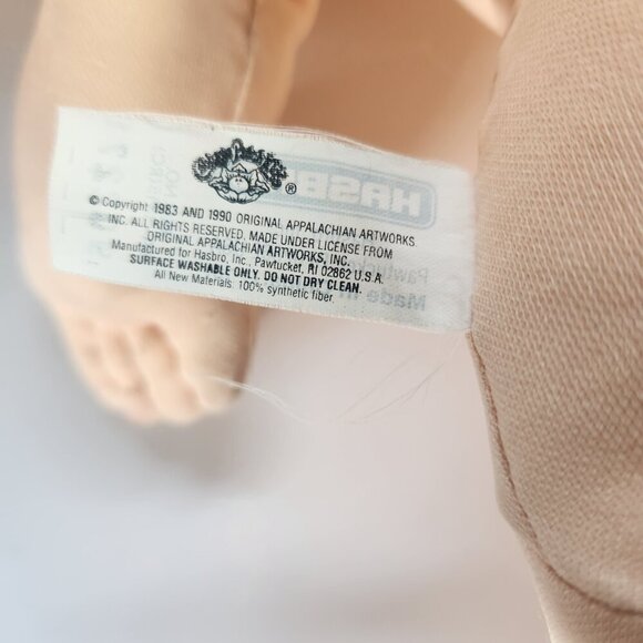 Cabbage Patch Kid Doll Poseable with Orange Yarn Hair Green Eyes 1978 1983 OAA - Picture 9 of 13